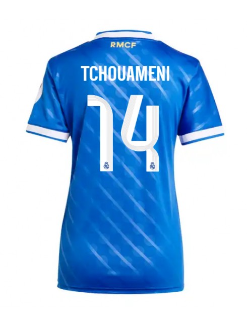 Real Madrid Aurelien Tchouameni #14 Replika Tredje Kläder Dam 2025-26 Kortärmad Real Madrid Aurelien Tchouameni #14 Replika Tredje Kläder Dam 2025-26 Kortärmad